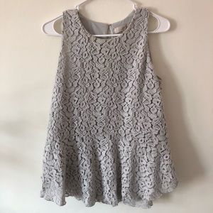 LOFT Sleeveless Peplum